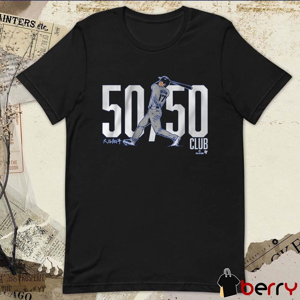 Shohei Ohtani 50 50 Club Los Angeles Dodgers MLB Painting t-shirt