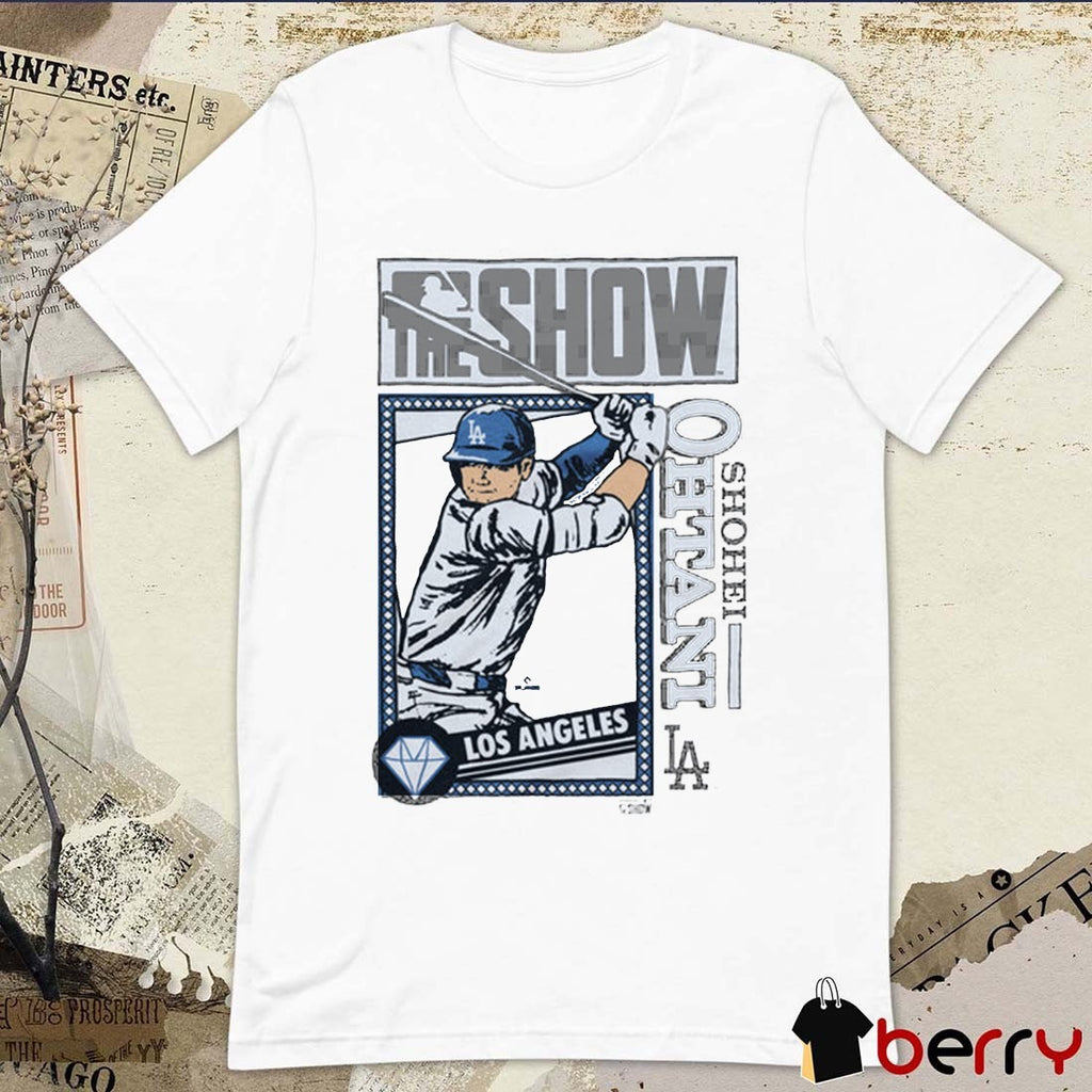 Shohei Ohtani MLB The Show Los Angeles Dodgers 2025 Cartoon t-shirt