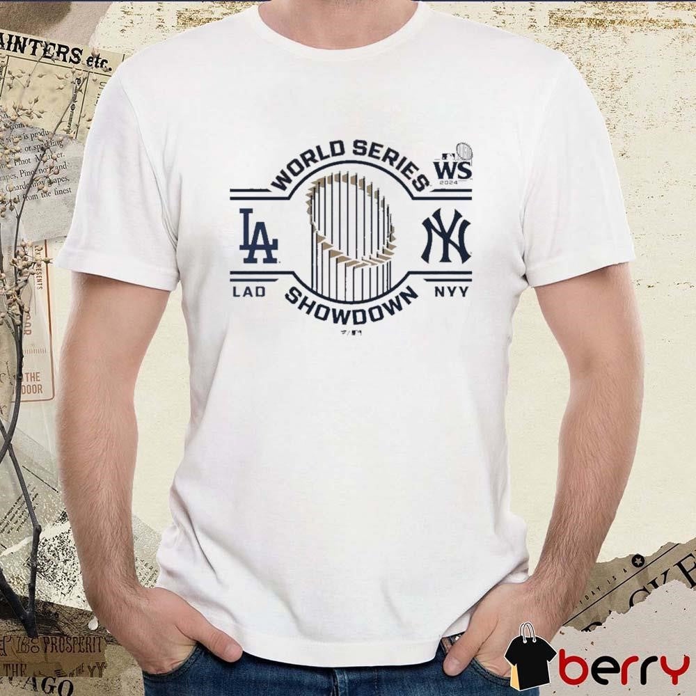 Show Down Los Angeles Dodgers vs. New York Yankees 2024 World Series Matchup Changeup Matchup Vintage t-shirt