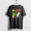 Official Six Seven Grinch And Santa Hands Christmas Light