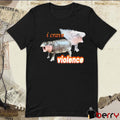 Snazzyseagull I Crave Violence Moo Deng t-shirt