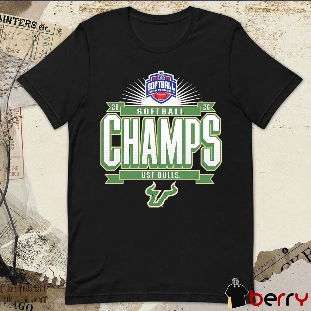 South Florida Bulls 2026 NCAA American Conference Softball Tournament Champions t-shirt