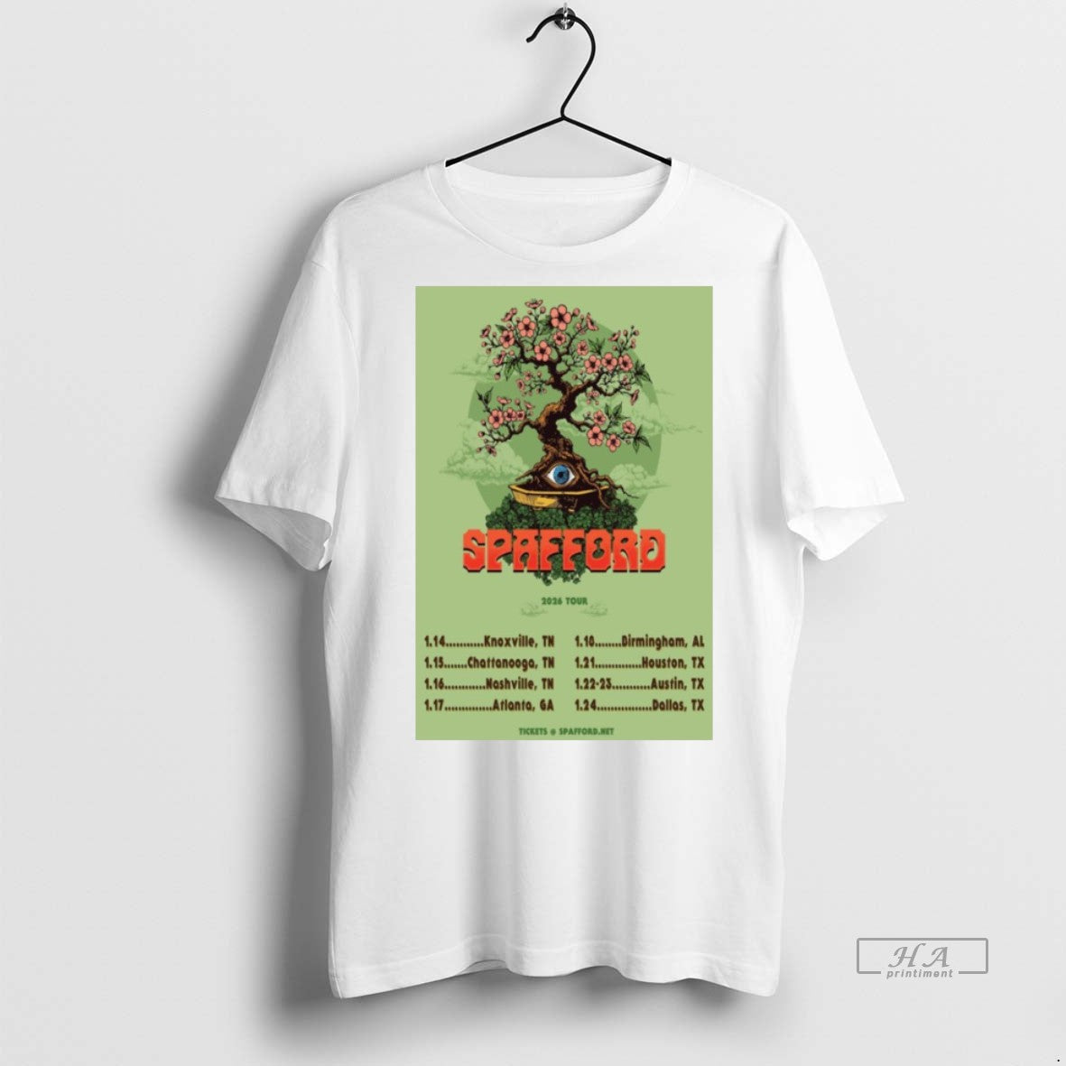 Official Spafford 2026 Tour Shirt