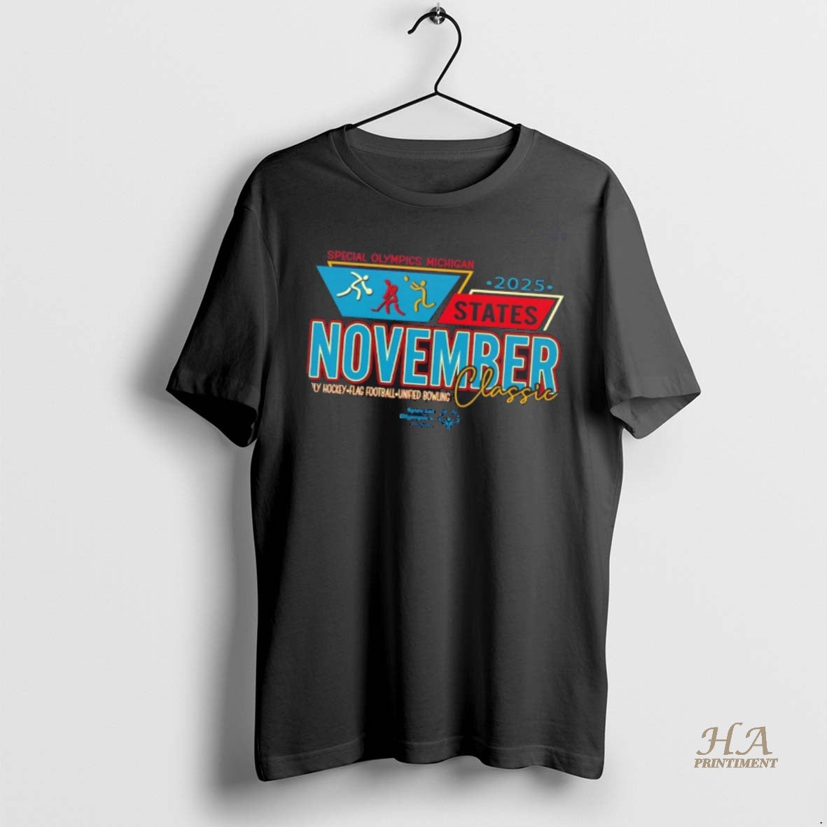Official Special Olympics Michigan 2025 States November Shirt