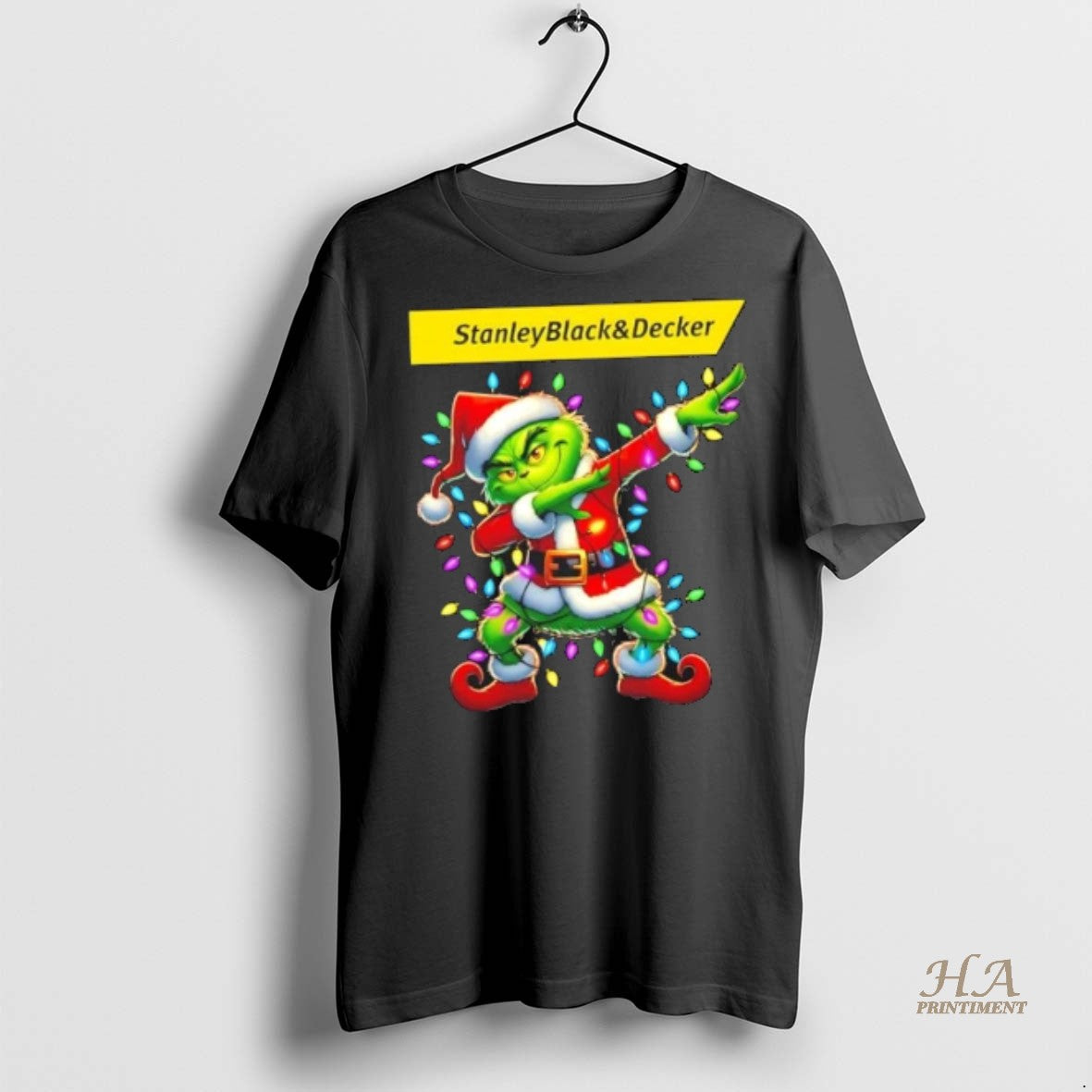 Official Stanley Black Decker Grinch Dabbing Merry Christmas Shirt