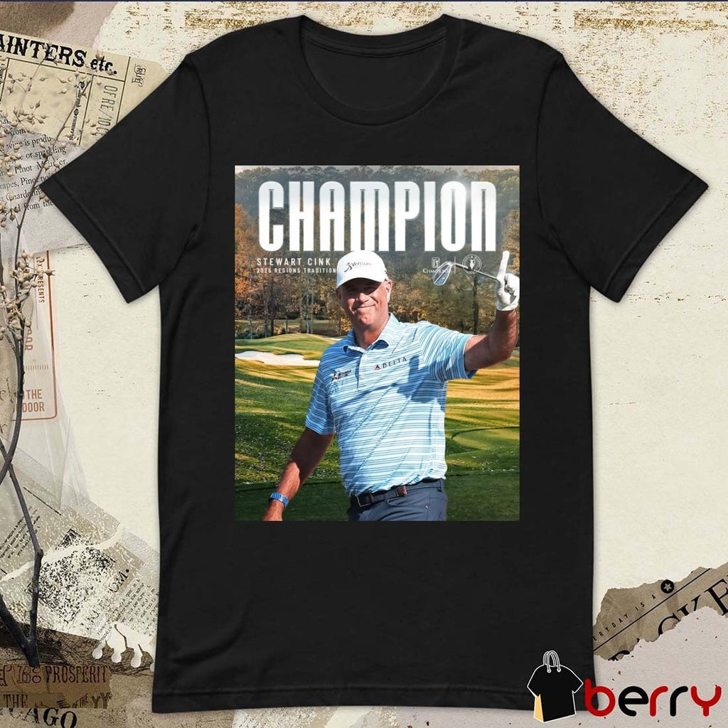 Stewart Cink 2026 Regions Tradition Champion PGA TOUR Poster t-shirt