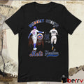 Subway Series Francisco Lindor Aaron Judge New York Mets New York Yankees Signatures t-shirt