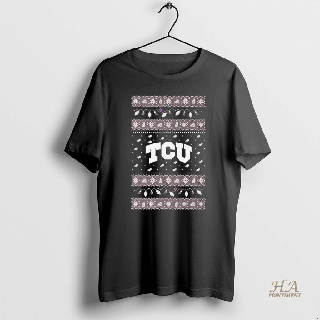 Official Tcu Horned Frogs Ugly Christmas Light