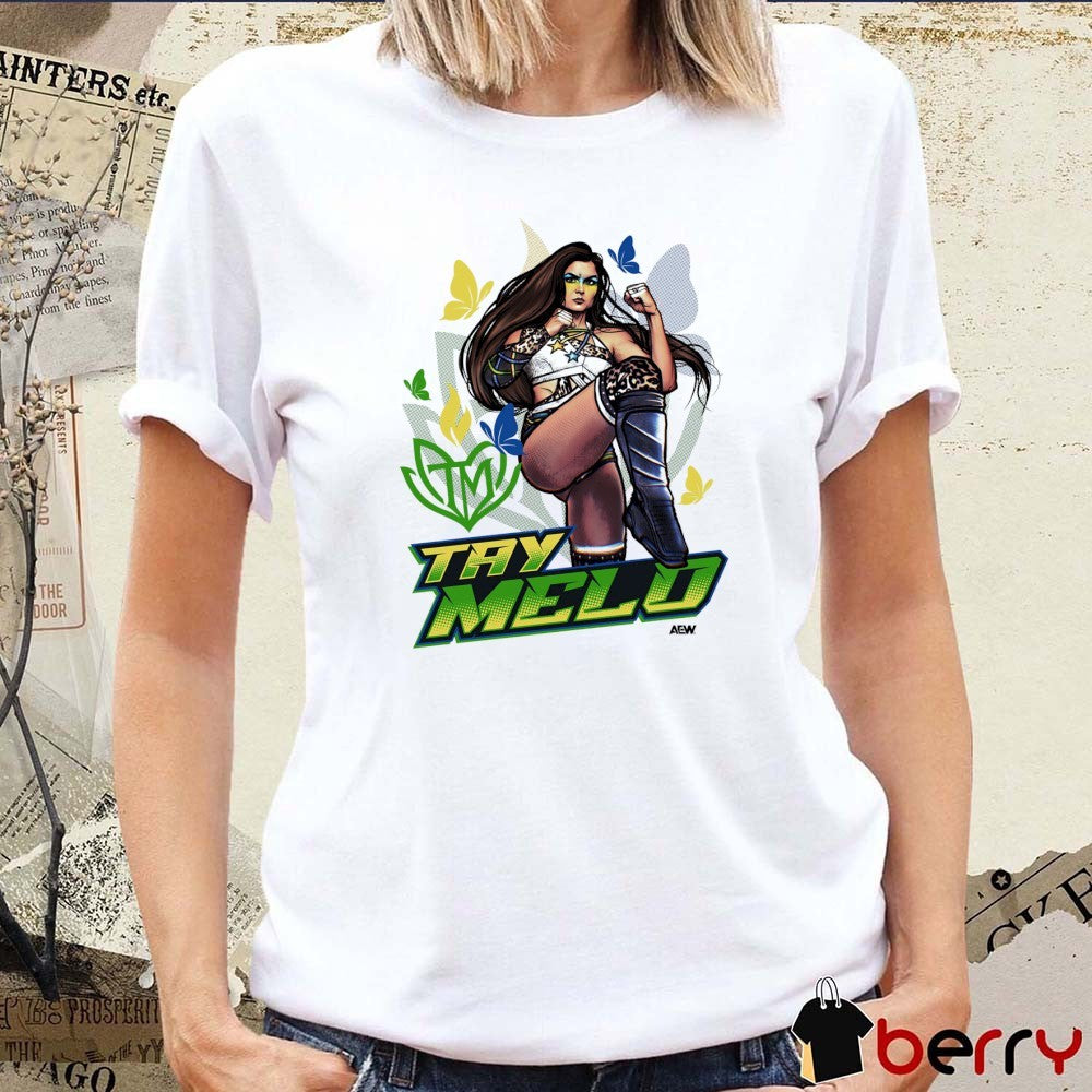 Tay Melo Graphic Series Comfort Colors AEW 2025 t-shirt
