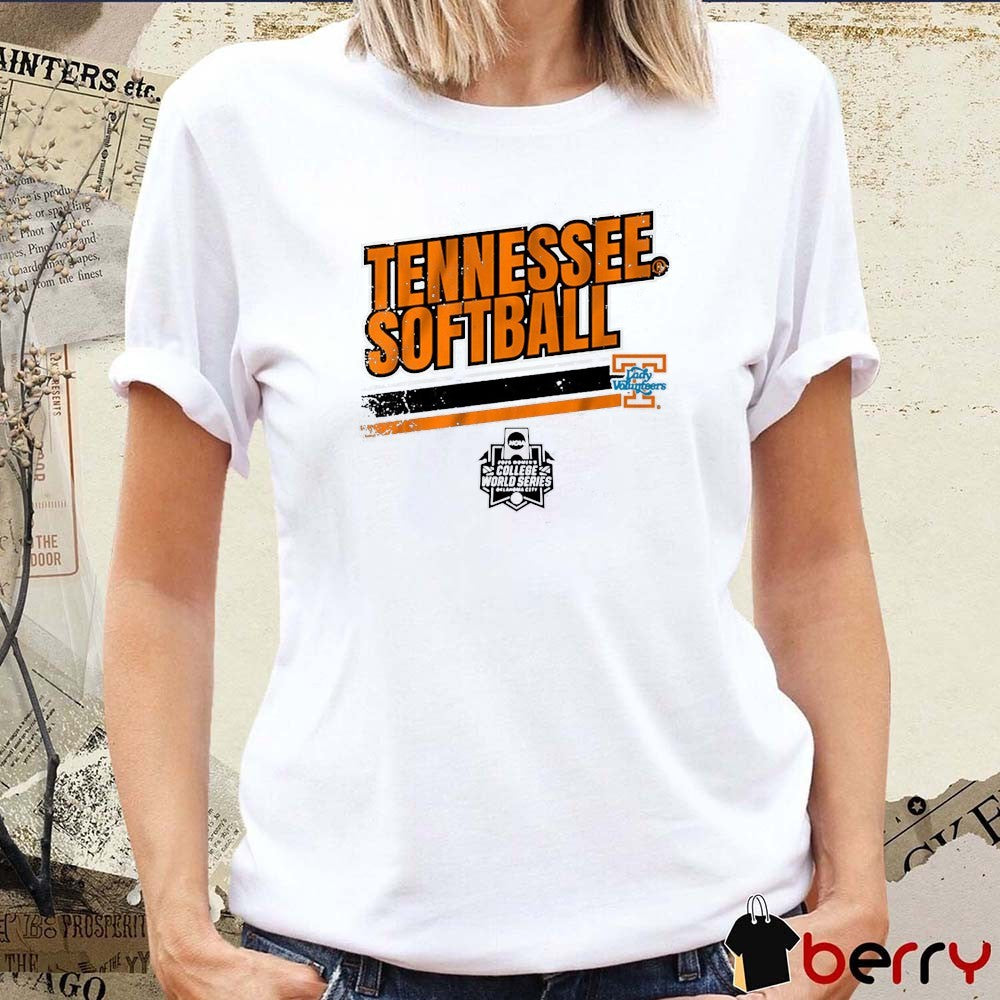 Tennessee Lady Volunteers Softball Women’s College World Series Stripe NCAA 2025 t-shirt