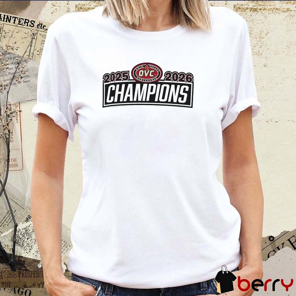 Tennessee State Tigers OVC 2025-26 NCAA Tournament Champions t-shirt
