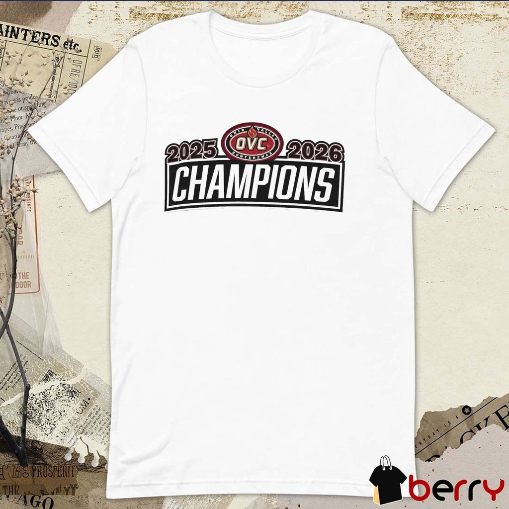 Tennessee State Tigers OVC 2025-26 NCAA Tournament Champions t-shirt