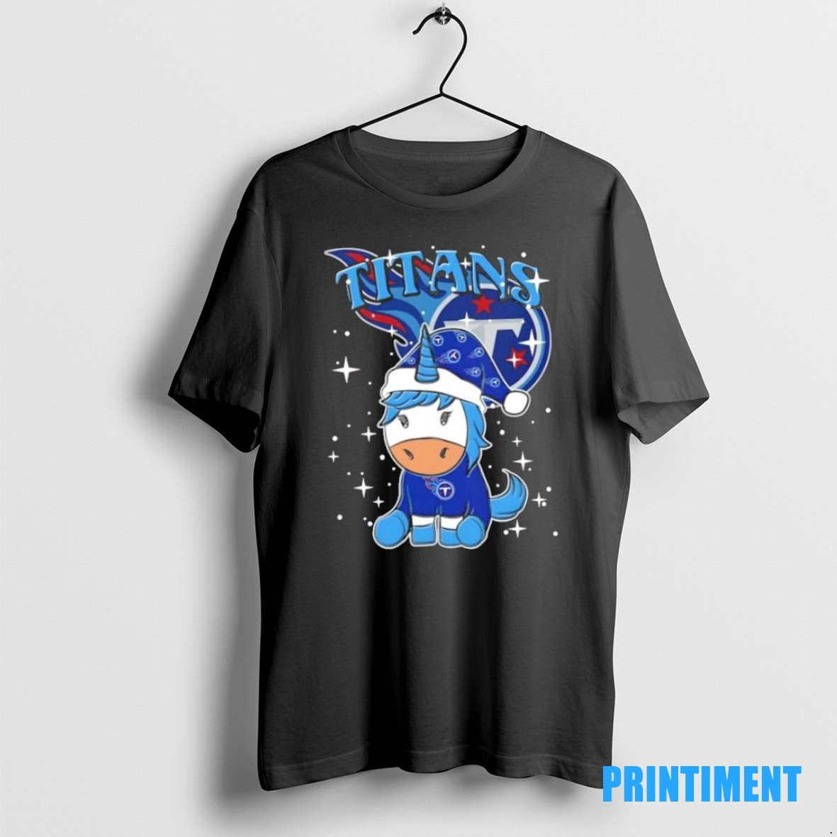 Official Tennessee Titans Football X Unicorn Merry Christmas Tee Sweater