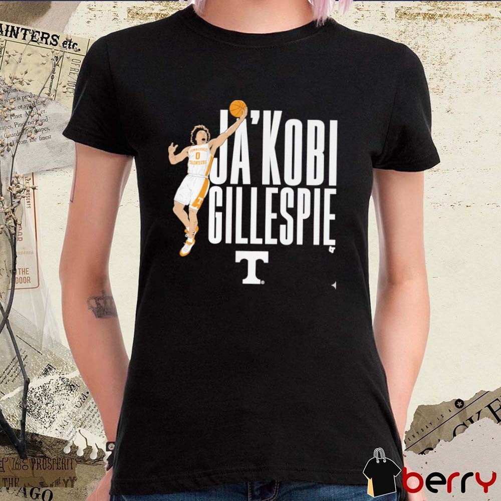 Tennessee Vols Basketball Ja’Kobi Gillespie Name Pose t-shirt