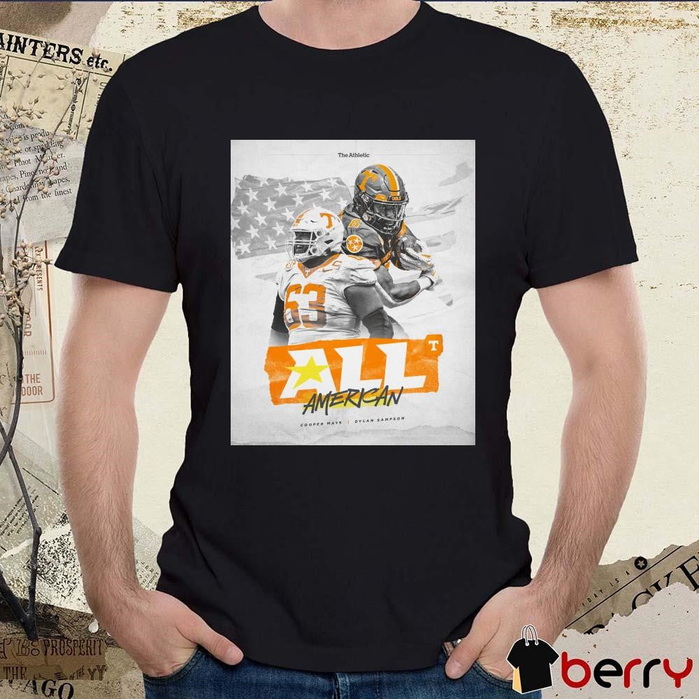 Tennessee Vols The Athletic All-America team honors For Cooper Mays And Dylan Sampson 2024 Poster t-shirt