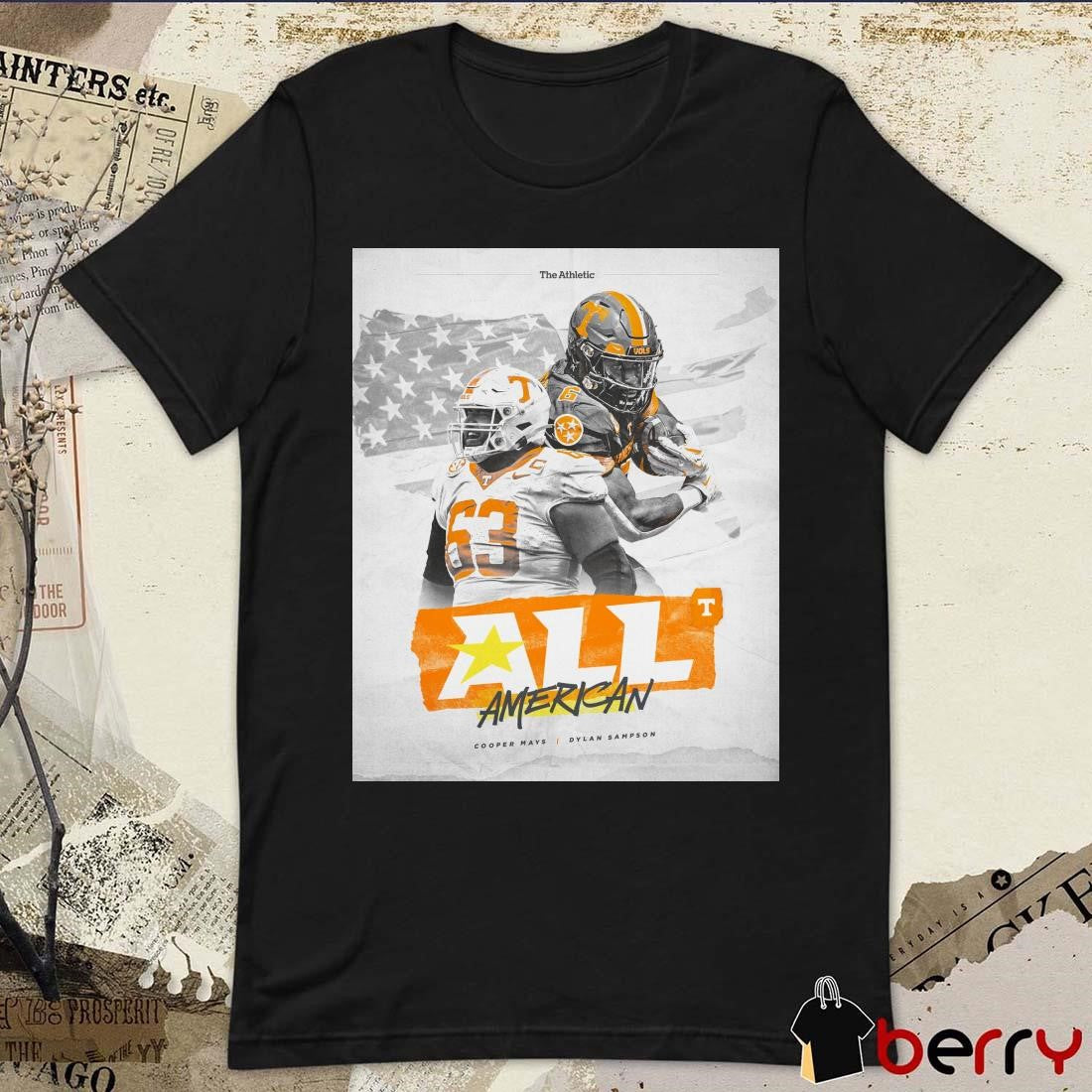 Tennessee Vols The Athletic All-America team honors For Cooper Mays And Dylan Sampson 2024 Poster t-shirt