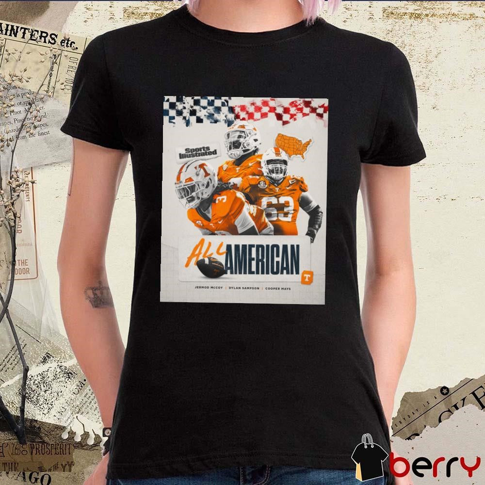 Tennessee Volunteers All-America team Jermod Mccoy Dylan Sampson Cooper Mays Poster t-shirt