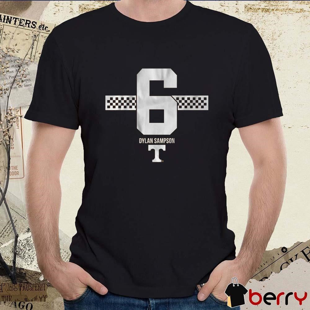 Tennessee Volunteers Football Dylan Sampson 6 Stripe NCAA t-shirt