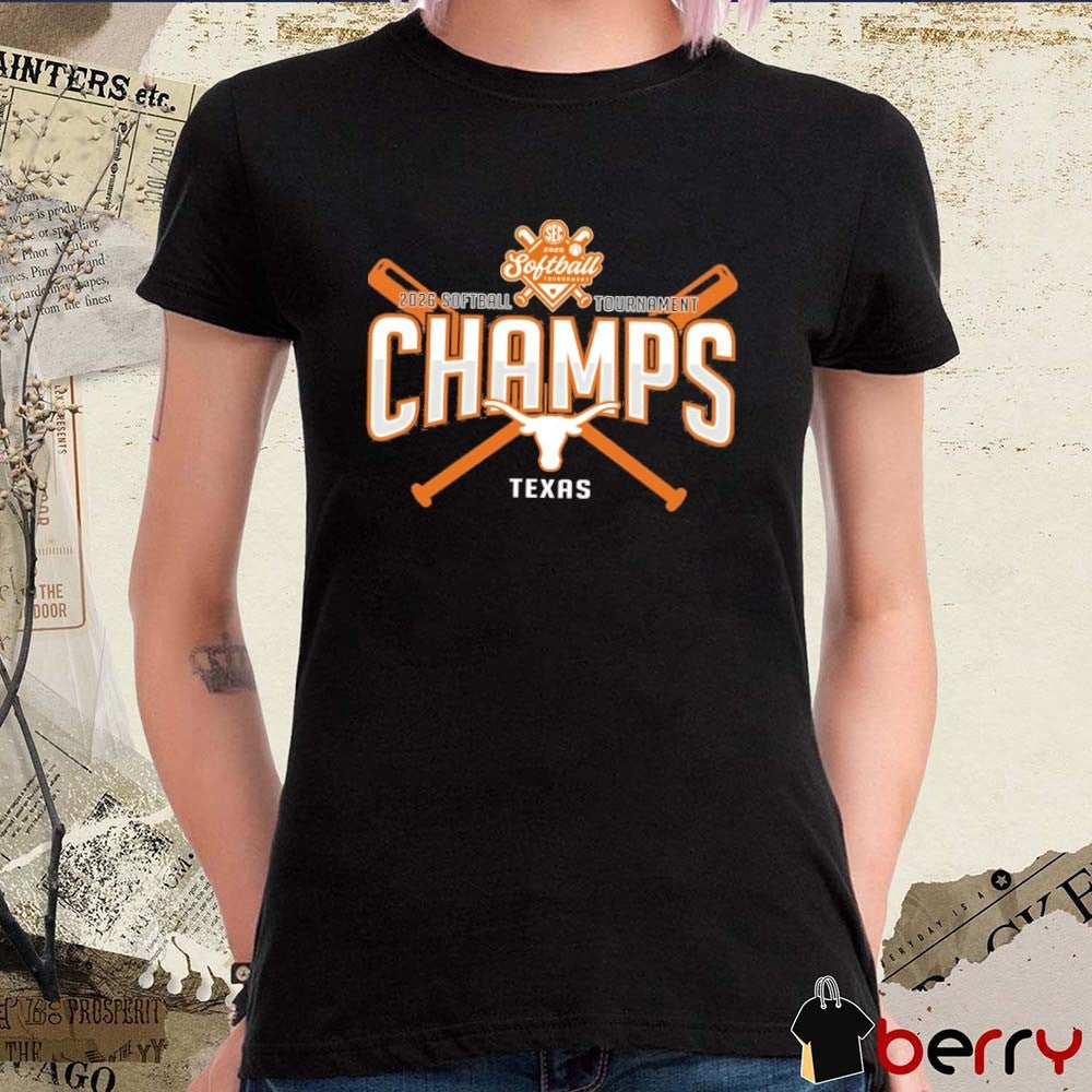 Texas Longhorns 2026 NCAA SEC Softball Tournament Champions Locker Room t-shirt