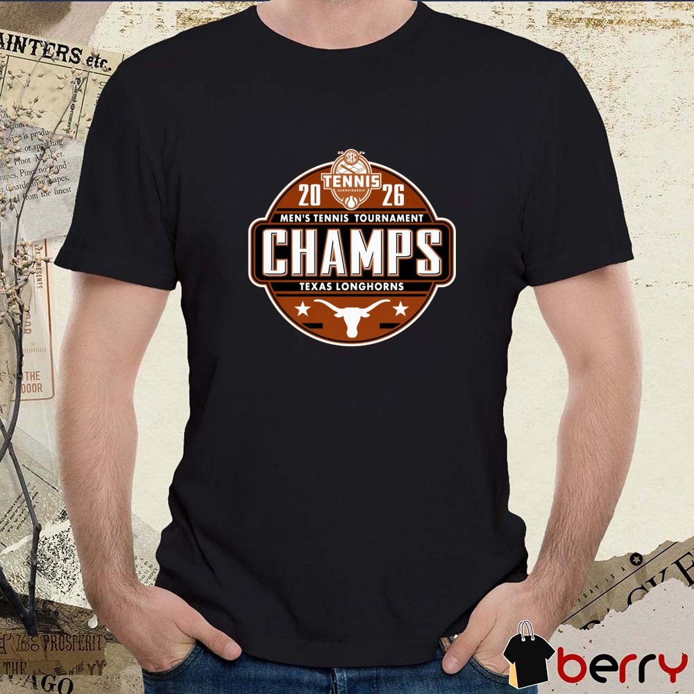 Texas Longhorns 2026 SEC Men’s Tennis Tournament Champions Locker Room t-shirt
