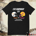 Texas Longhorns VS Arizona State Sun Devils State Championship Wednesday January 1st 2025 Peach Bowl Helmet t-shirt