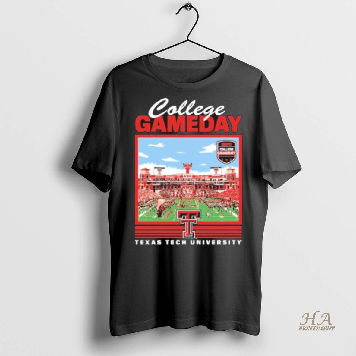 Official Texas Tech Football 2025 College Gameday Stadium Shirt