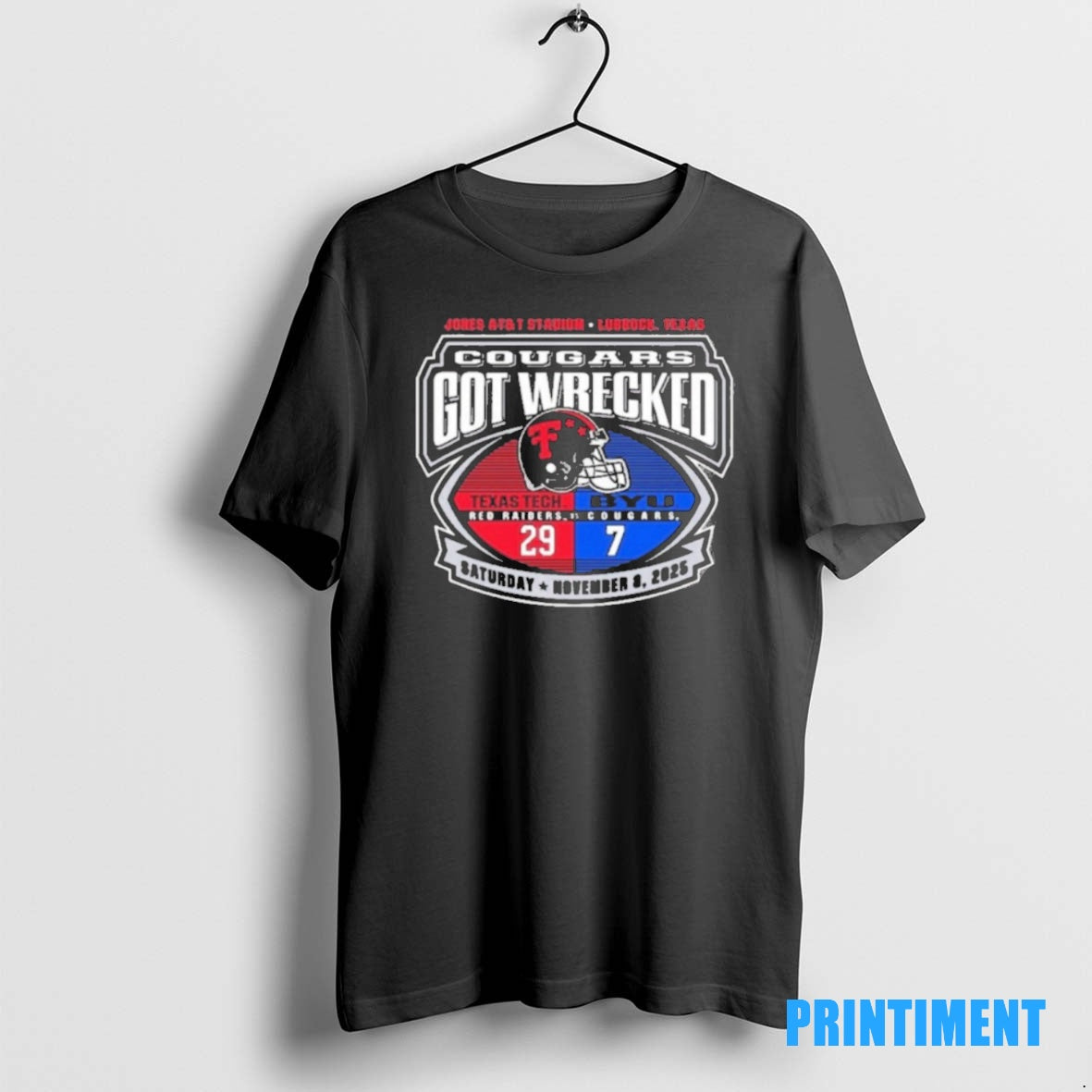 Official Texas Tech Red Raiders 2025 Cougars Got Wrecked Byu Gameday Score 29 7 Lubbock