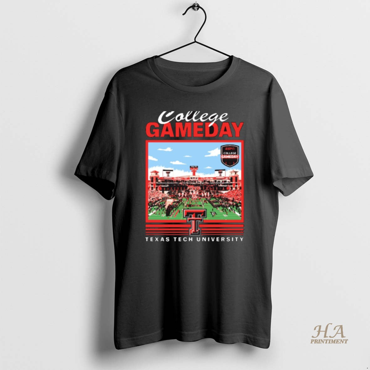 Official Texas Tech Red Raiders Espn 2025 College Gameday Stadium Texas Tech University