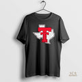 Official Texas Tech Red Raiders Galvanized Pride Map Christmas