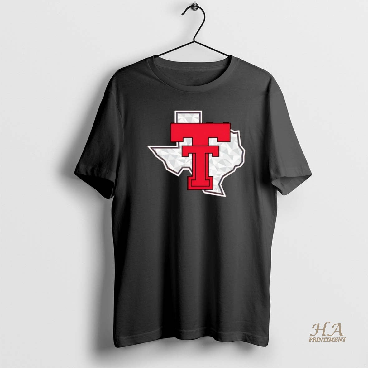 Official Texas Tech Red Raiders Galvanized Pride Map Christmas
