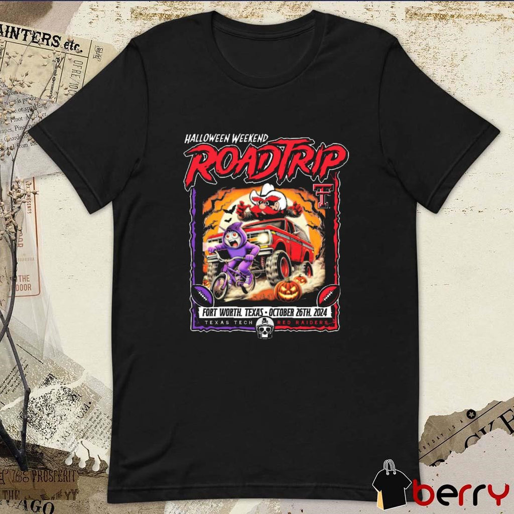 Texas Tech Red Raiders vs. TCU Texas Christian 2024 Halloween Road Trip Gameday t-shirt