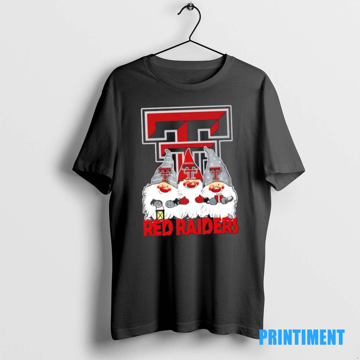 Official Texas Tech Red Raiders X Gnomes Xmas Christmas Tee Sweater