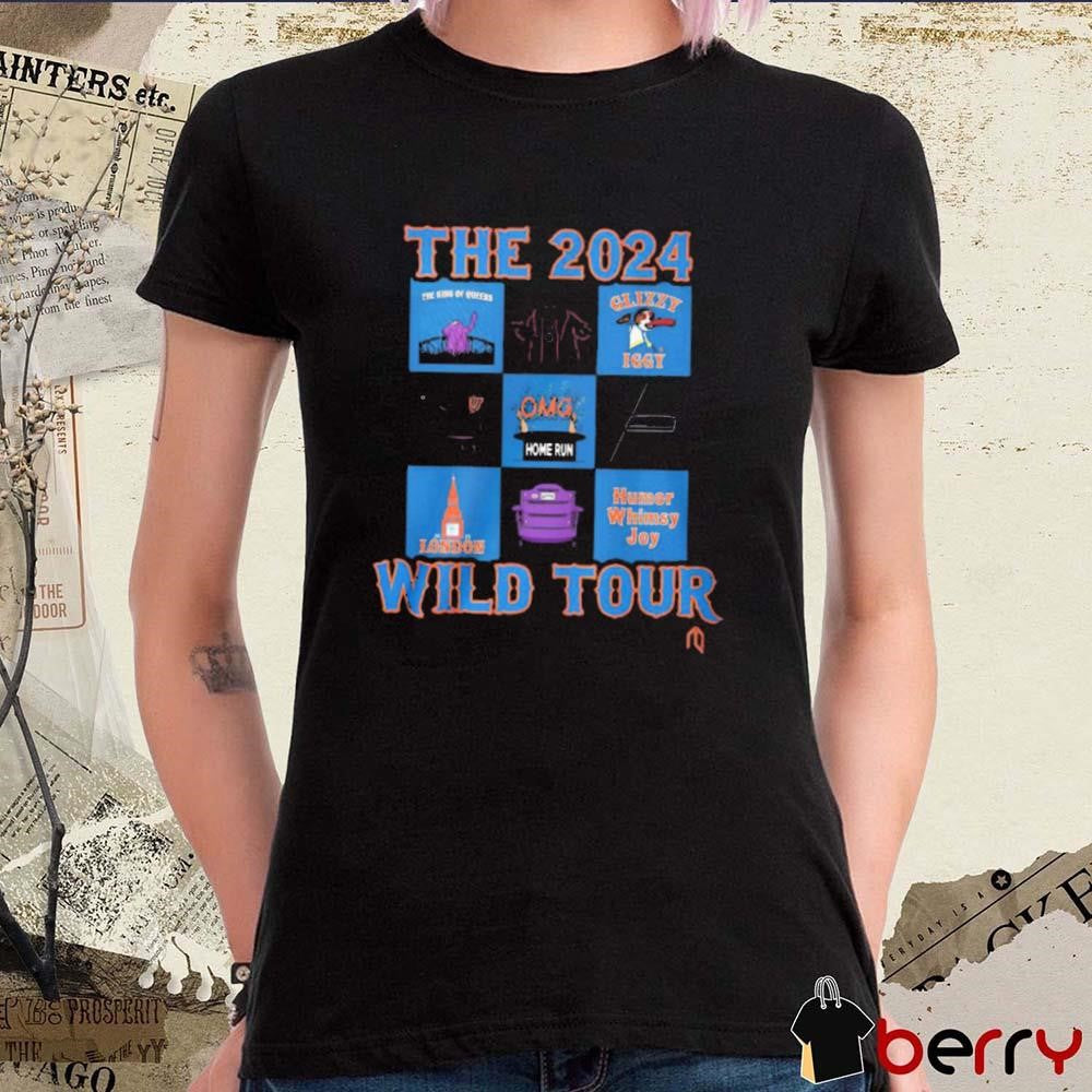 The 2024 Wild Tour Glizzy Iggy Omg London Humer Whimsy Joy t-shirt