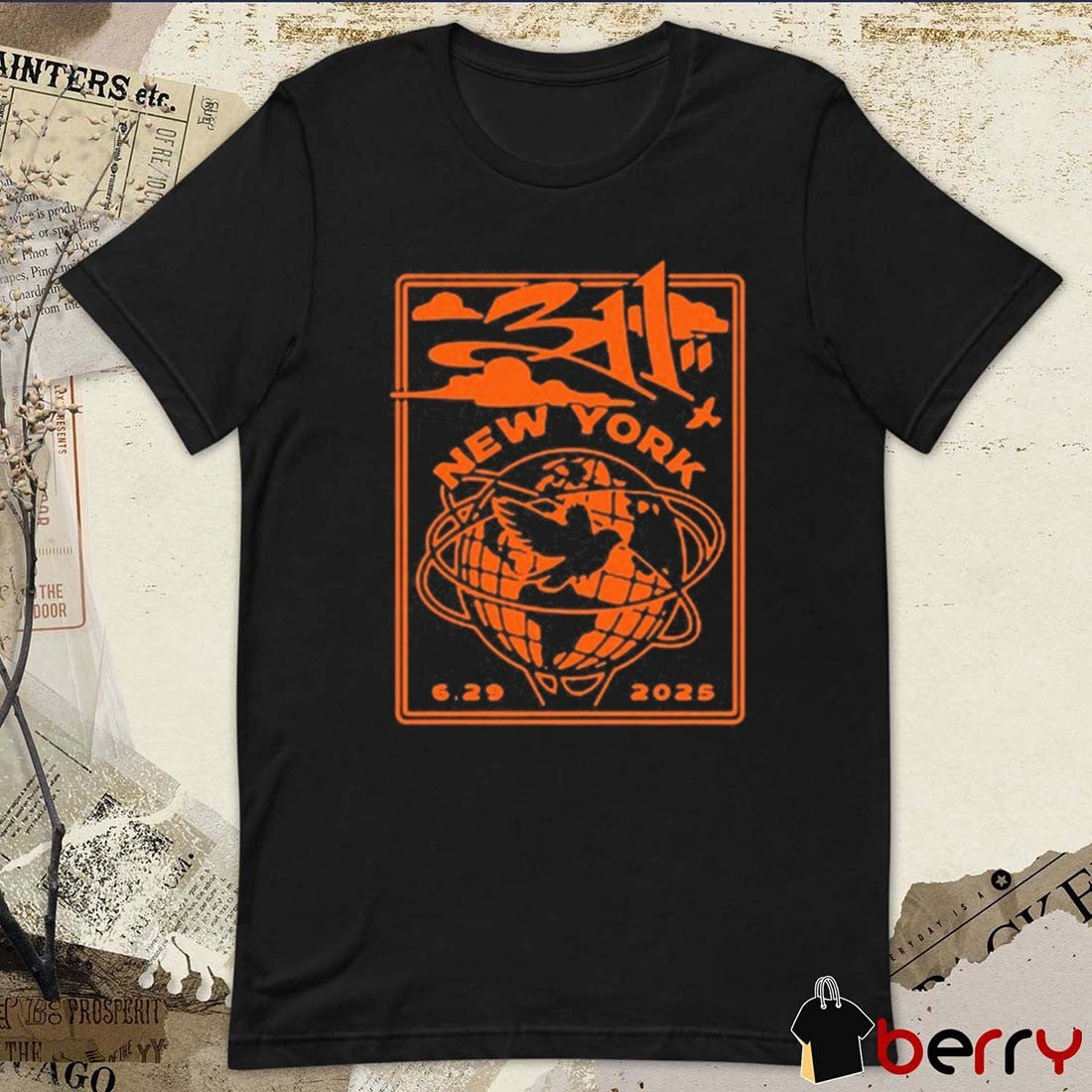 The 311 New York City NY Concert June 29 2025 t-shirt