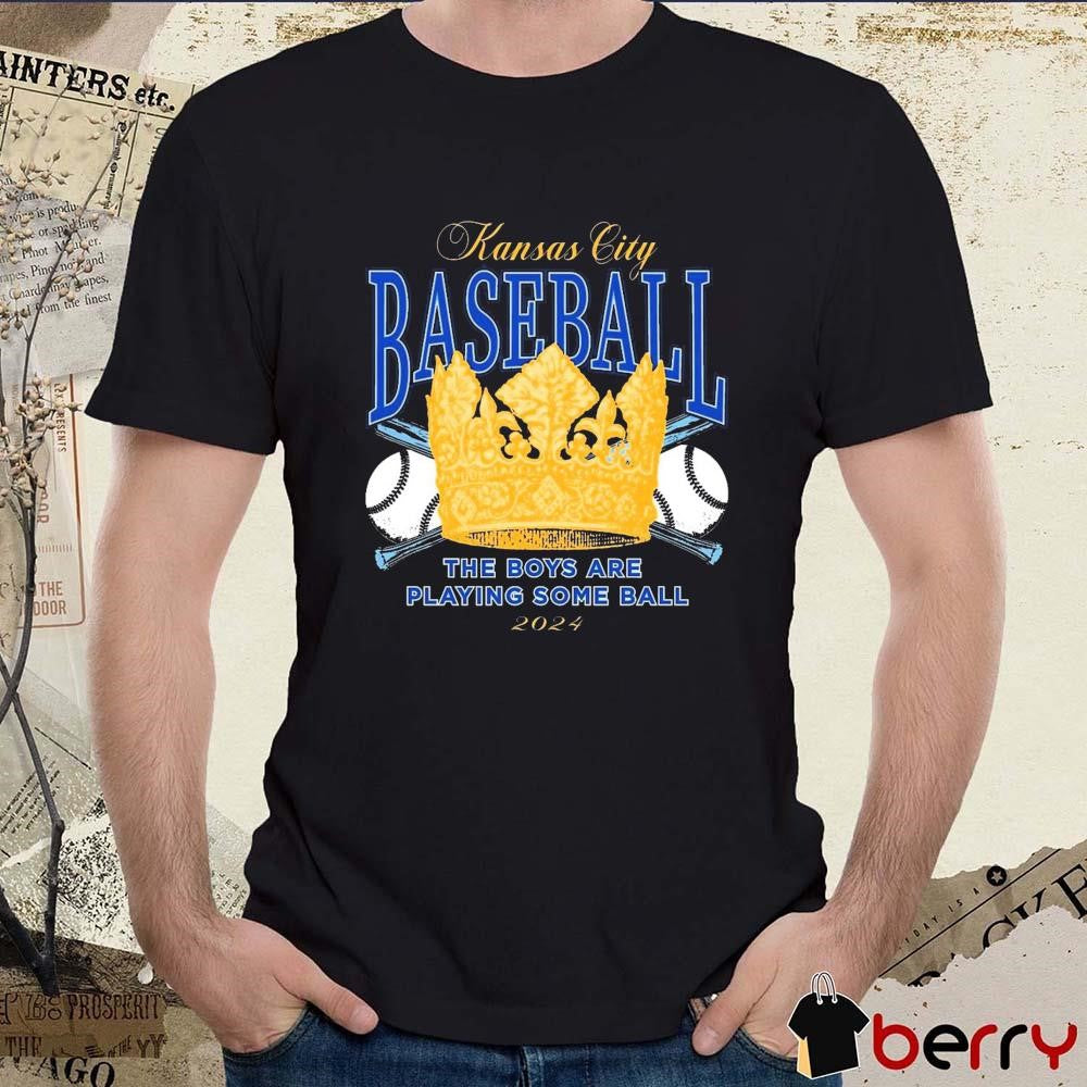 The Boys Are Playin’ Some Ball MLB Kansas City Royals October vintage Crown 2024 t-shirt