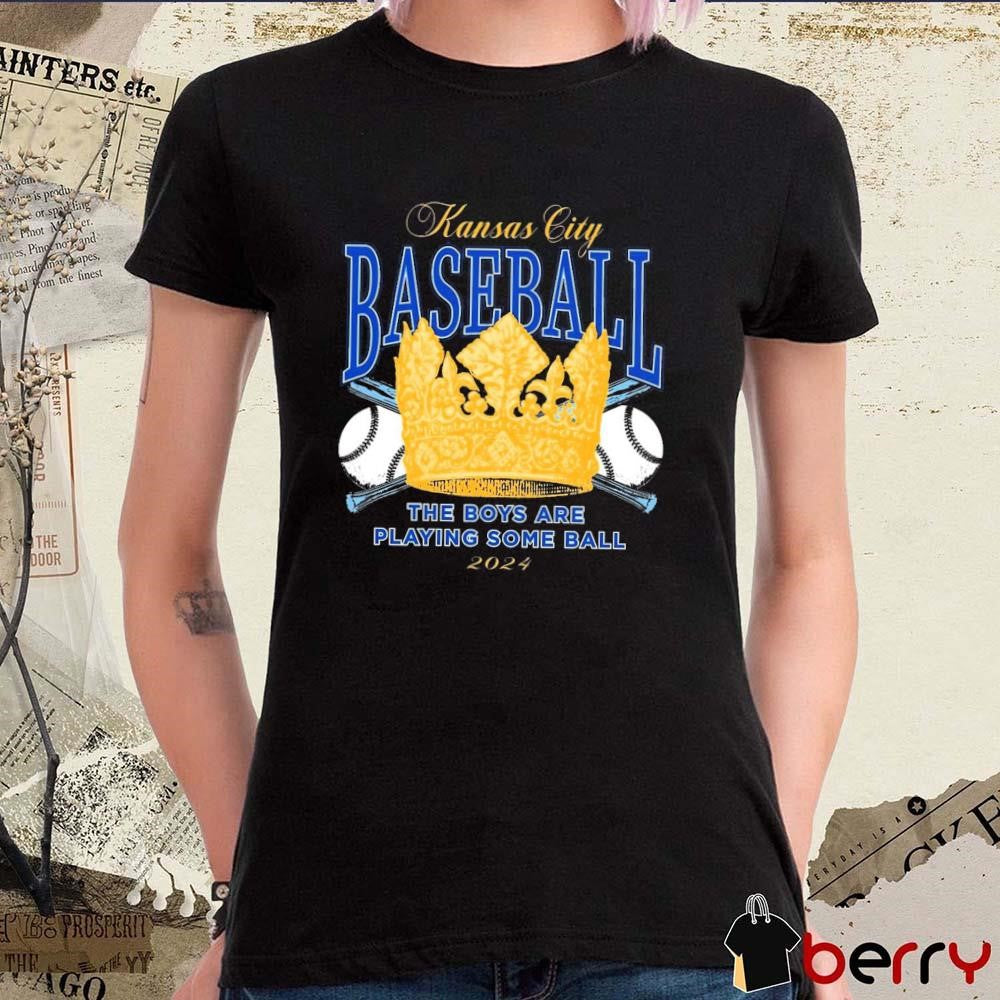 The Boys Are Playin’ Some Ball MLB Kansas City Royals October vintage Crown 2024 t-shirt