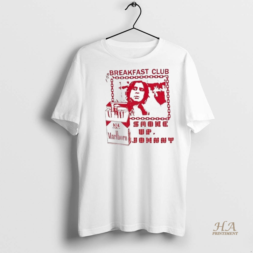 Official The Breakfast Club Smoke Up Johnny Marlboro Cigarettes Shirt