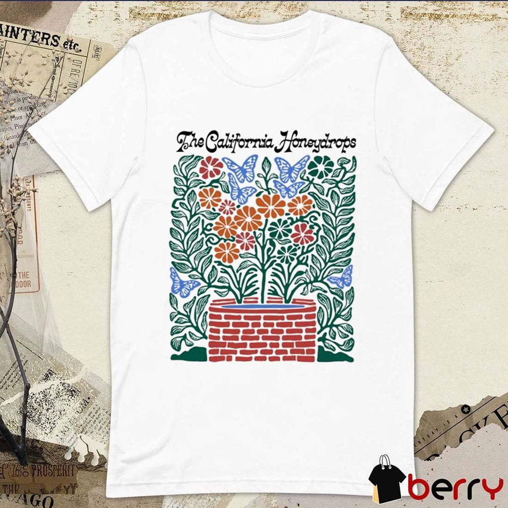 The California Cahoneydrops Flower Pot Graphic t-shirt