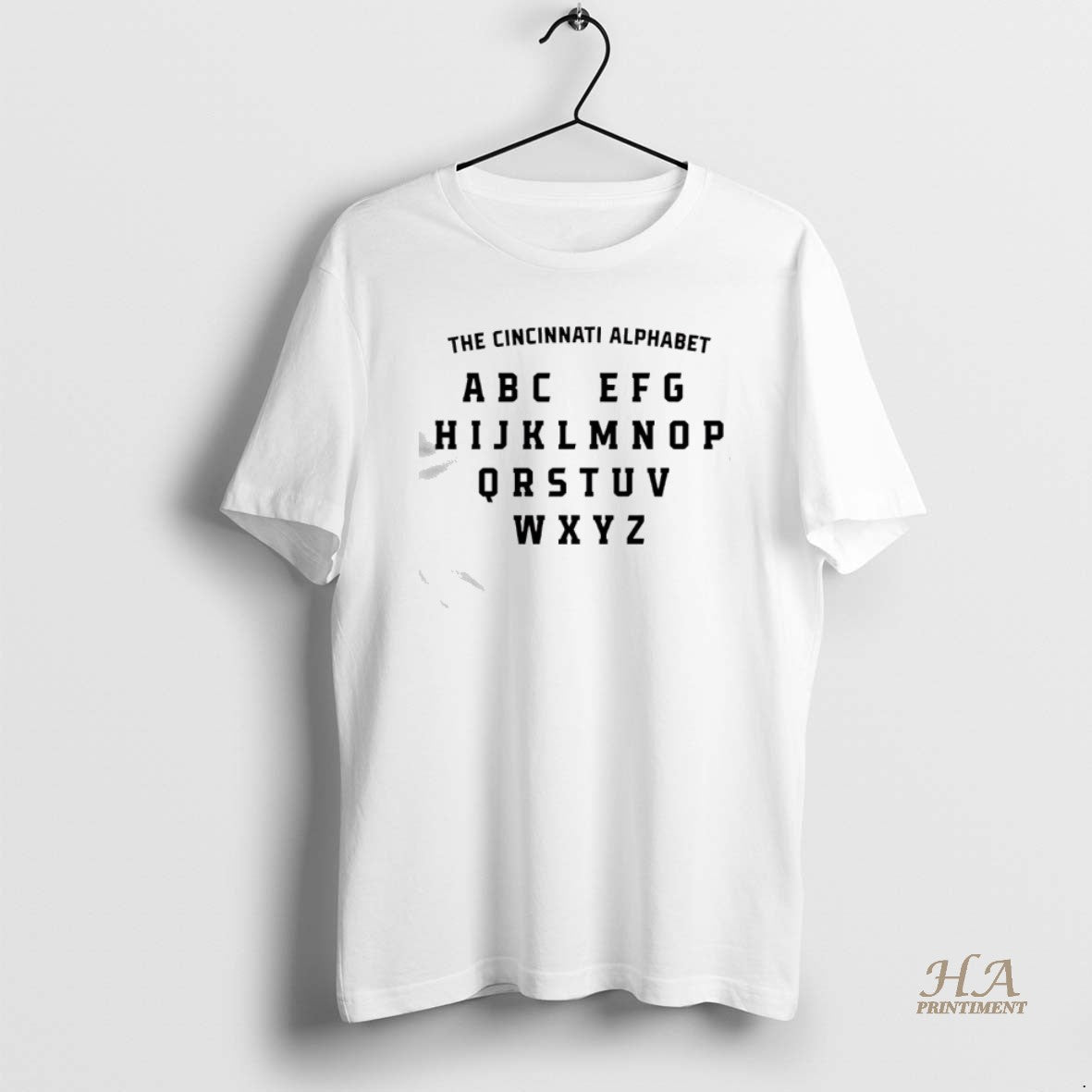 Official The Cincinnati Alphabet Abc Efg Hijklmnop Qrstuv Wxyz