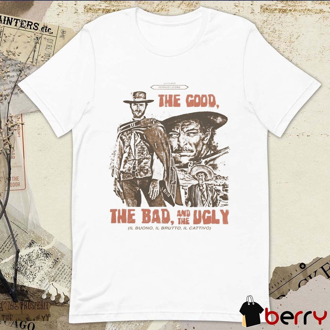 The Good The Bad And The Ugly IL Buono IL Brutto Cattivo t-shirt