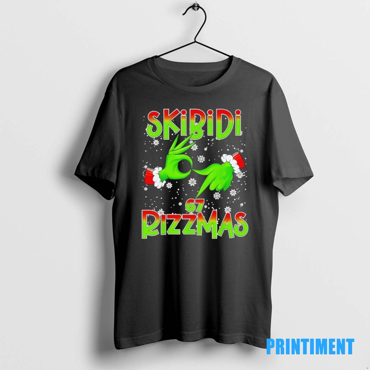 Official The Grinch Christmas 6 7 Skibidi Rizzmas Tee Sweater