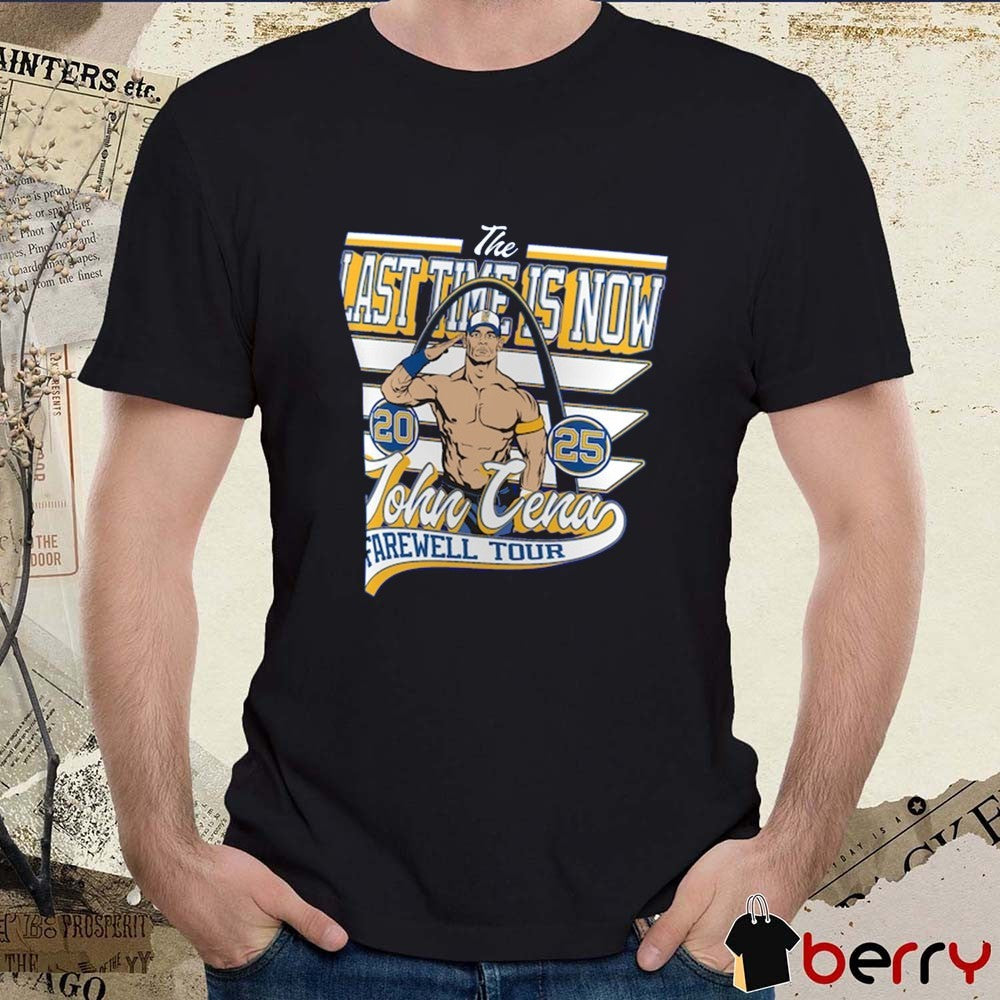 The Last Time Is Now John Cena Farewell Tour 2025 St. Louis t-shirt