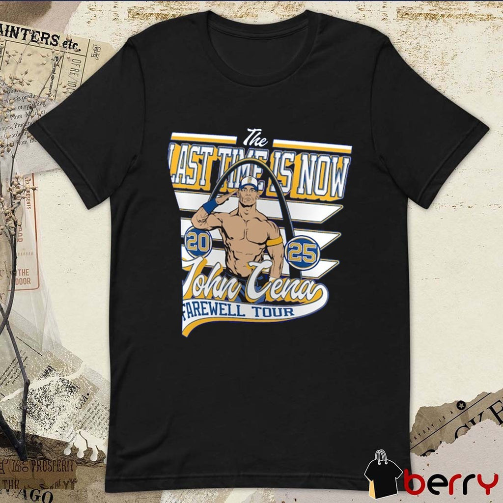 The Last Time Is Now John Cena Farewell Tour 2025 St. Louis t-shirt