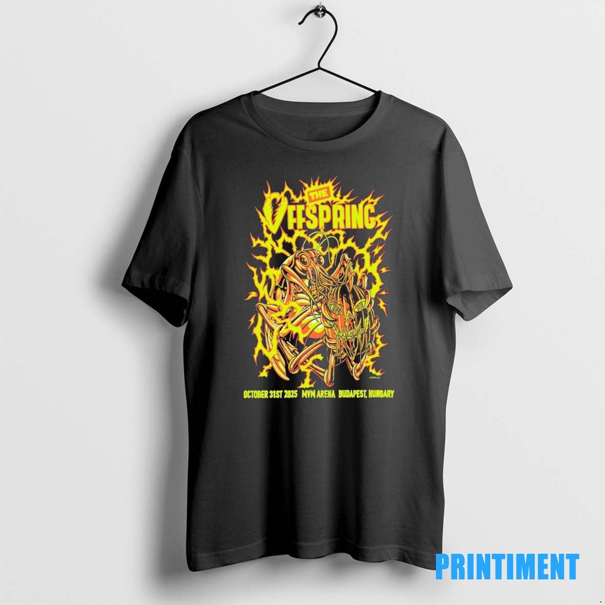 Official The Offspring Oct 31 2025 Mvm Arena Budapest Hungary Tee Sweater