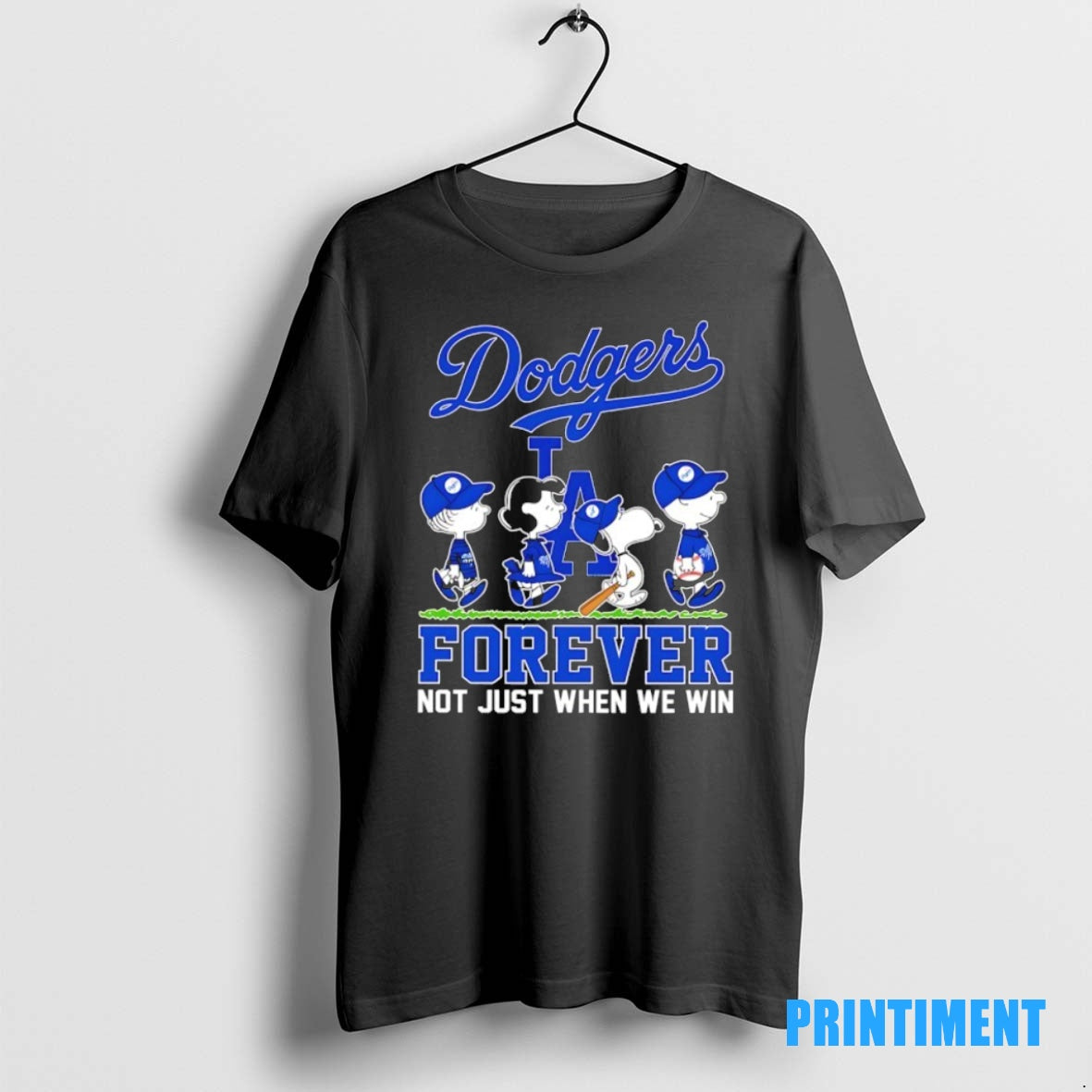 Official The Peanuts Abbey Road Los Angeles Dodgers Forever Not Just When We Win Tee