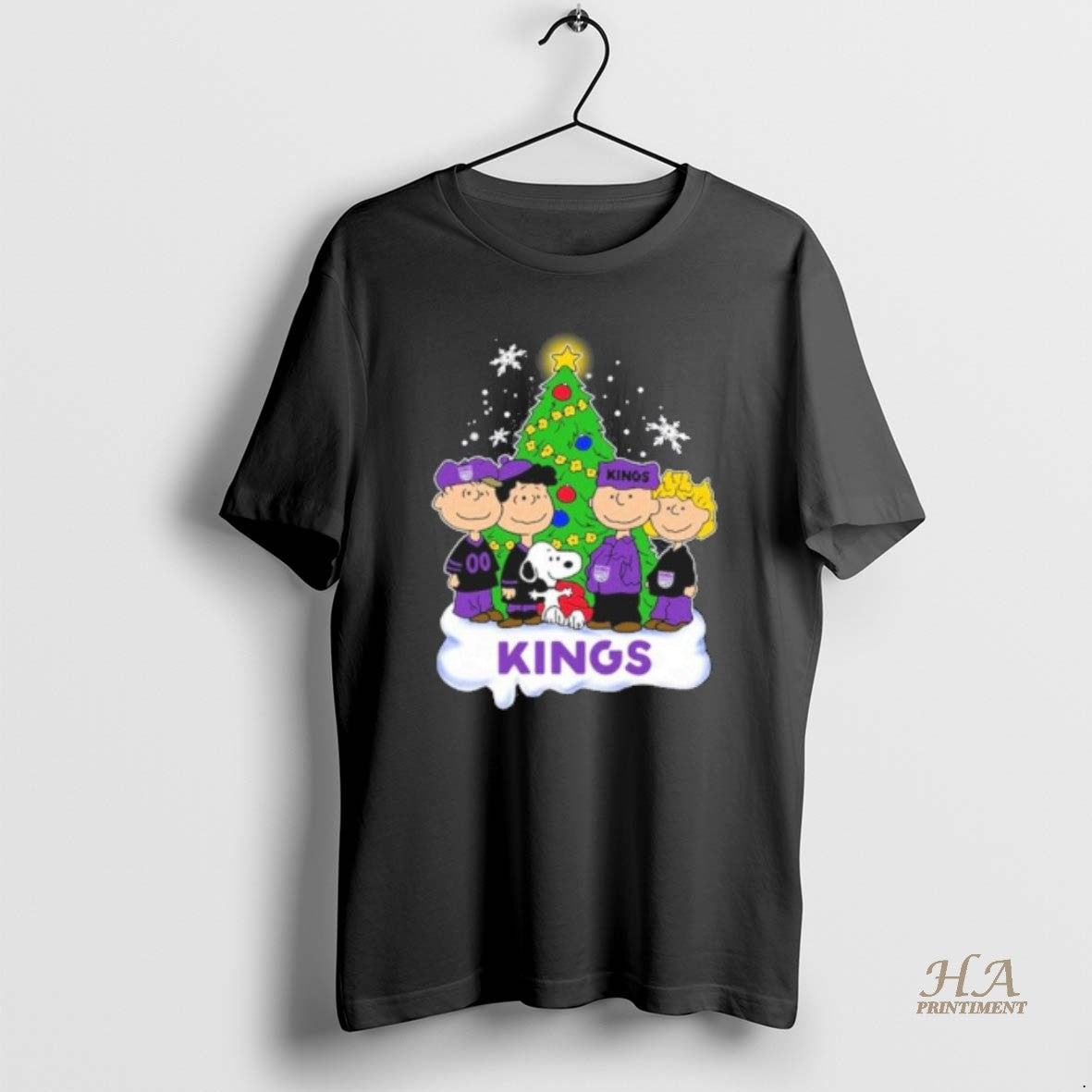 Official The Peanuts Sacramento Kings Merry Christmas