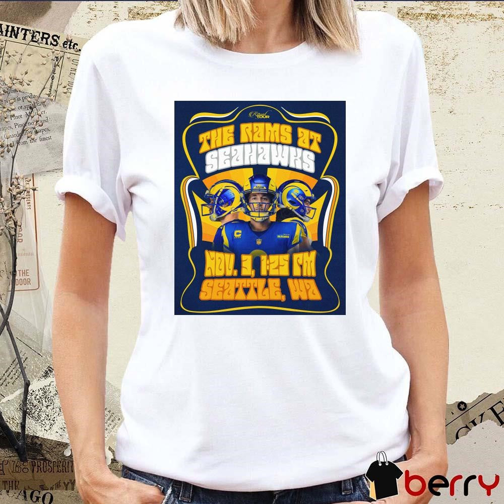 The Royal Tour The Rams At Seahawks Nov 3 Seattle WA Poster t-shirt