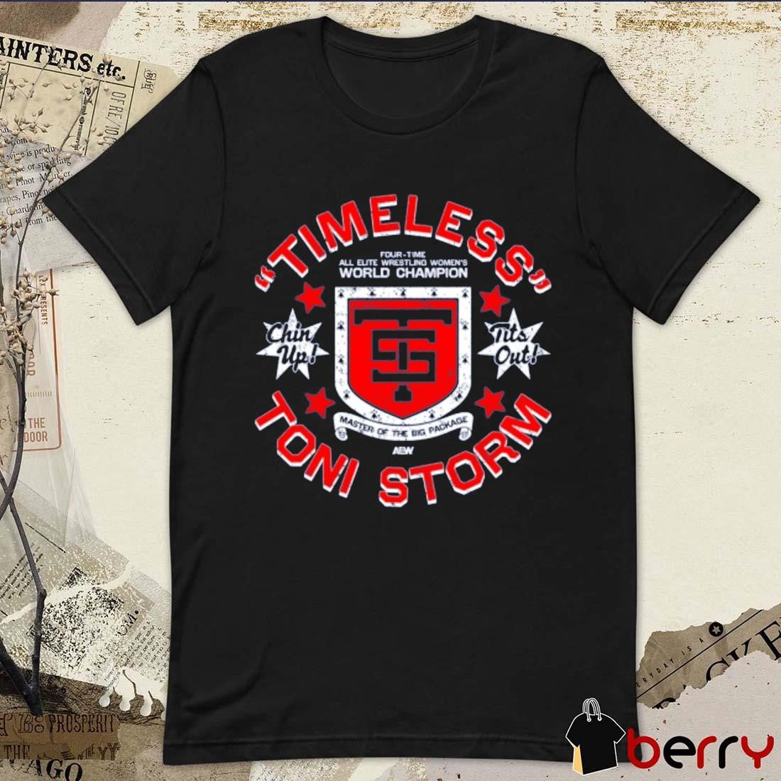 Timeless Toni Storm Four-time AEW Women’s World Champion Master Of The Big Package Vintage t-shirt