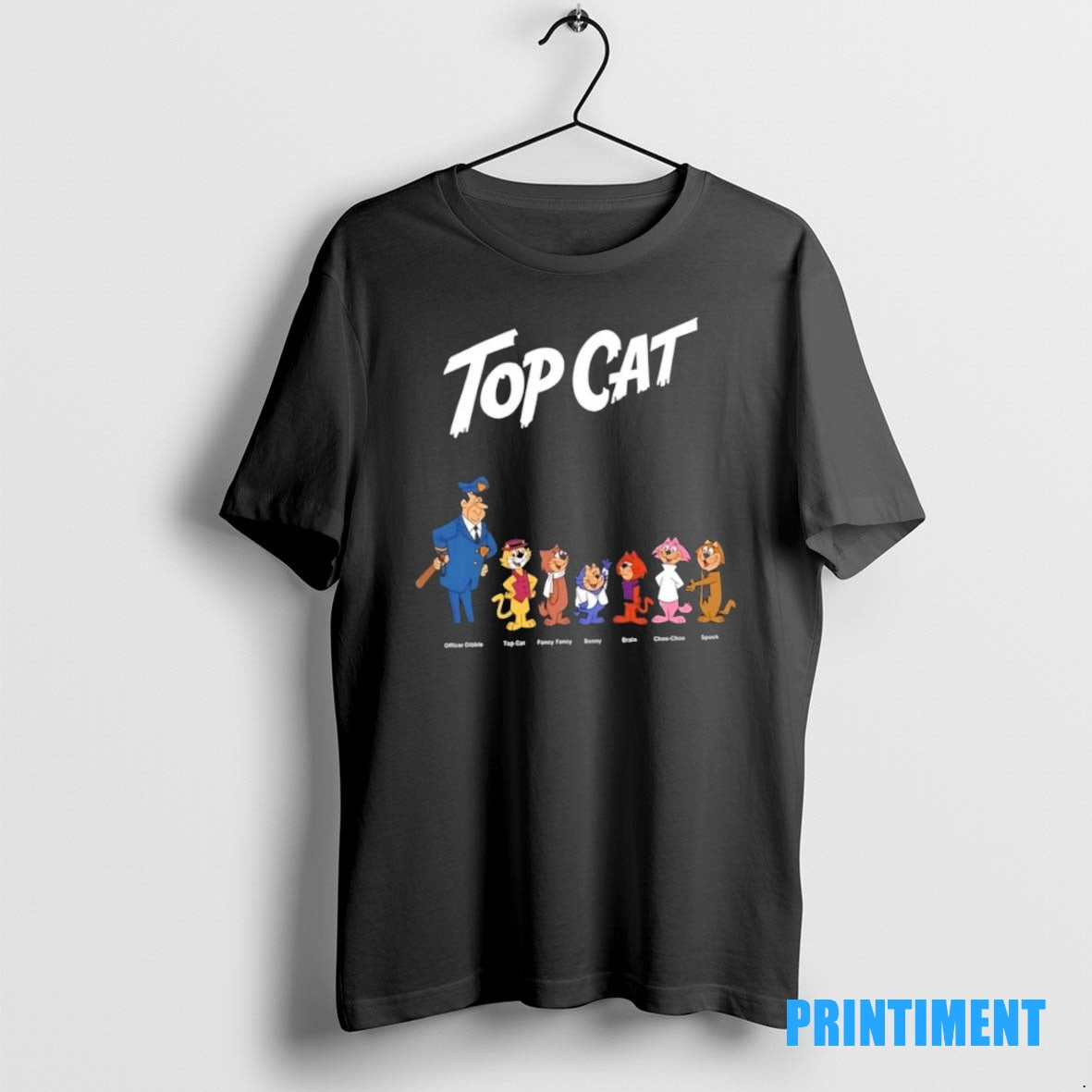 Official Top Cat 1961 Benny Choo Choo Fancy Brain Tee Sweater