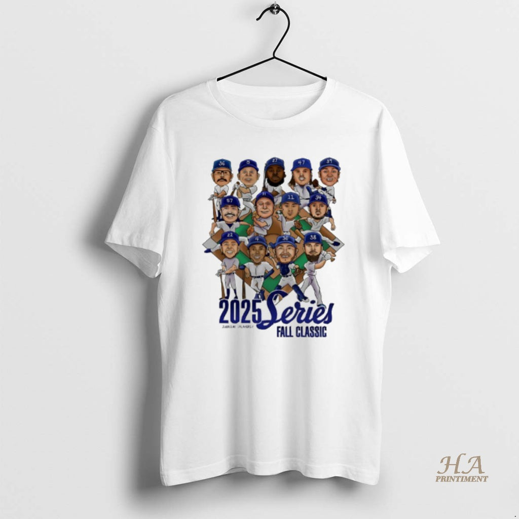 Official Toronto Blue Jays 2025 World Series Fall Classic Caricature